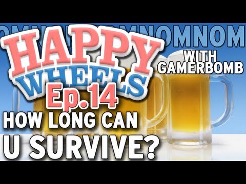 Happy Wheels w/Gamerbomb Ep.14: How Long Can U Survive