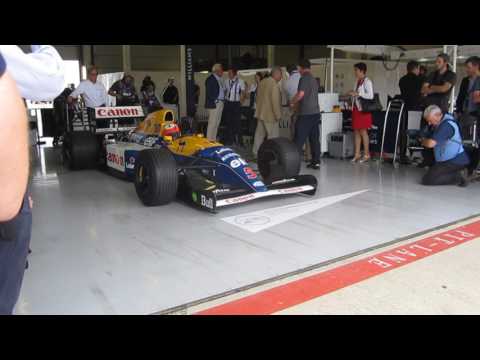 Williams FW14B out for the first time since 1992