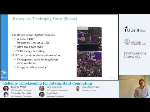 ASPLOS'20 - Session 1B - Reliable Timekeeping for Intermittent Computing