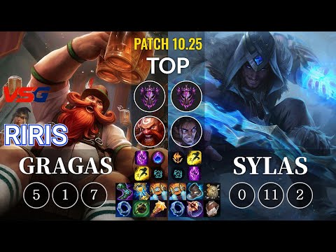 VSG Riris Gragas vs Sylas Top - KR Patch 10.25
