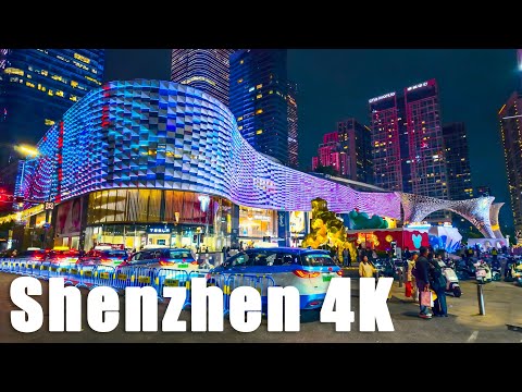 探秘深圳卓悦中心夜景！800 米科技长街，惊呆了小伙伴，解锁赛博朋克与非遗的梦幻联动