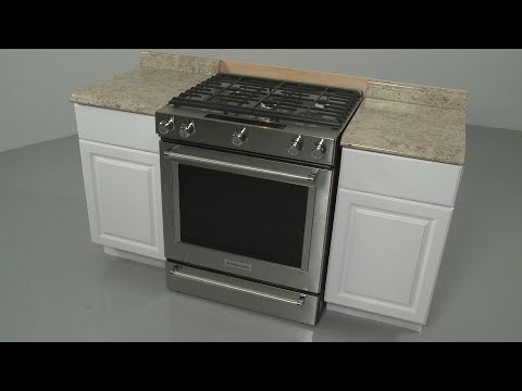 Kitchenaid Gas Range Installation (Model KSGB900ESS)