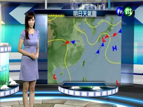 2014.08.30華視晚間氣象 邱薇而主播