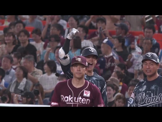 【7回裏】この回一気に逆転!! ライオンズ・西川愛也 ライトへの逆転タイムリー!!  2024年8月24日 埼玉西武ライオンズ 対 東北楽天ゴールデンイーグルス