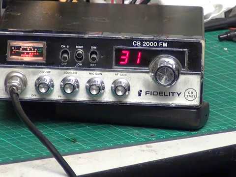 Fidelity CB2000 UK CB27/81 CB Radio (mobile) - On The Air Test