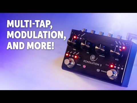 Pigtronix Echolution 3 Stereo Delay Pedal | Sweetwater Pigtronix Echolution 3 Stereo Delay Pedal | Sweetwater