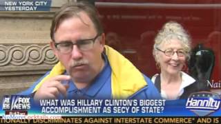 Hillary fans in line at Barnes &amp; Noble cannot name single accomplishment as Secretary of State