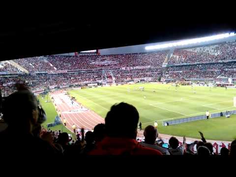 "Recibimiento RIVER vs san pablo" Barra: Los Borrachos del Tablón • Club: River Plate