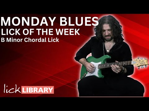 Monday Blues - Lick of the Week - B Major Blues Turnaround Lick
