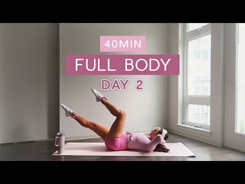 Day 2 - 1 Month Pilates Plan // 40MIN ‘hourglass’ full body pilates // no equipment or repeats