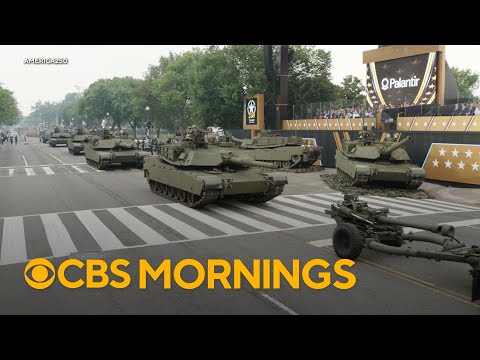 How President Trump's military parade celebrating the U.S. Army unfolded