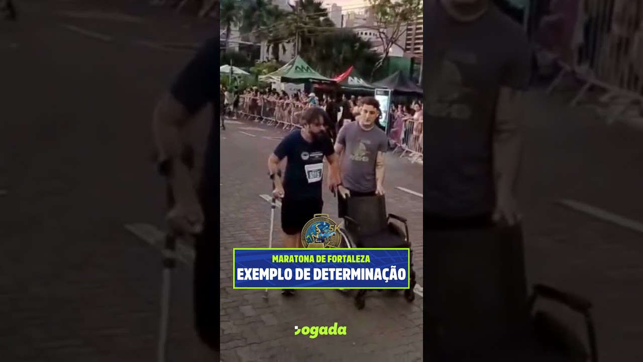 Imagem da notícia Corredor cearense que superou a tetraplegia participa da Maratona de Fortaleza