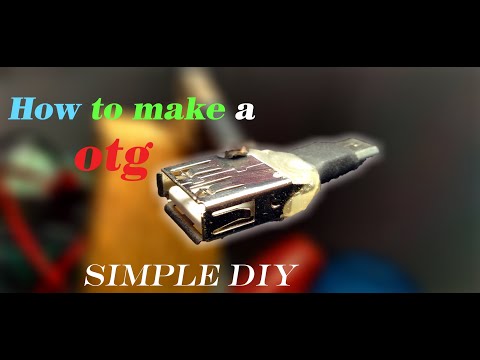 Turn any Data Cable into OTG Cable - How to make OTG cable