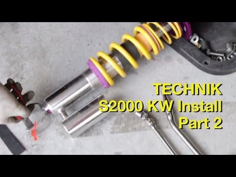 How to lower a Honda S2000 2 of 2 - Technik