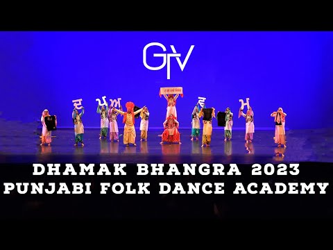 Punjabi Folk Dance Academy Girls at Dhamak Bhangra 2023
