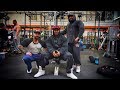 16 janvier 2019 Entraînement de Dos avec SHAWN RHODEN et Francisco