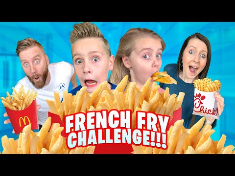 French Fry Challenge!!! (Family RACE Battle) / K-City Family