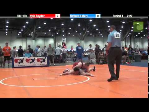 Men 96 KG / 211.5 lbs - Kyle Snyder vs. Nathan Rotert
