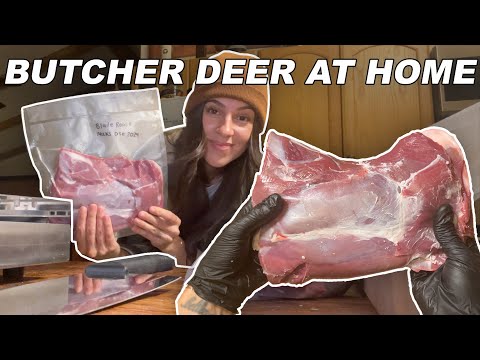 How To Butcher A Deer Front Quarter * EVERY STEP EXPLAINED *
