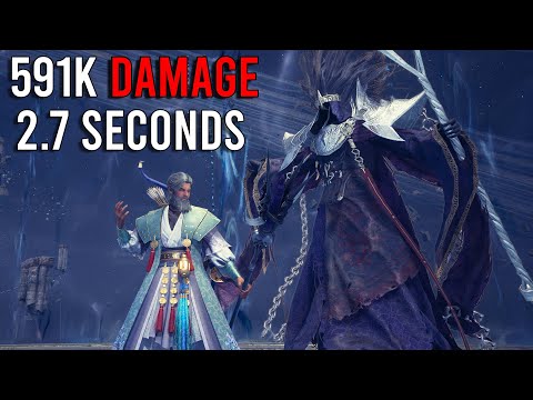 Bow/Staff Rank 1 Gate of Infinity - 591k Damage in 2.7 seconds (Throne and Liberty)