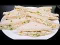Easy & Quick 5 Minutes Mayonnaise Sandwich - Veg Mayo Sandwich | Kanak's Kitchen