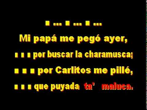 Alfredo Gutiérrez La charamusca KARAOKE