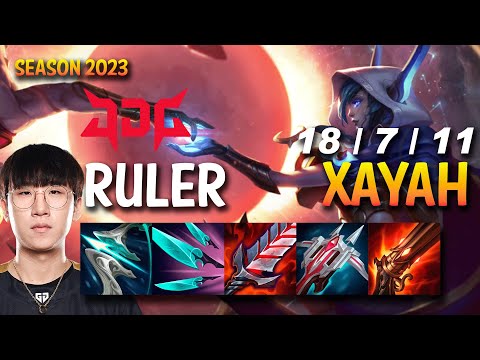 JDG Ruler XAYAH vs APHELIOS ADC - KR Ranked