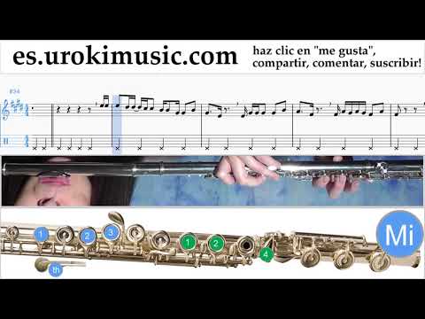 Tutorial de Flauta Luis Fonsi, Stefflon Don - Calypso Clases Notas um-ih927