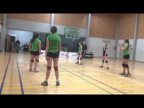 Volleybal schoon punt