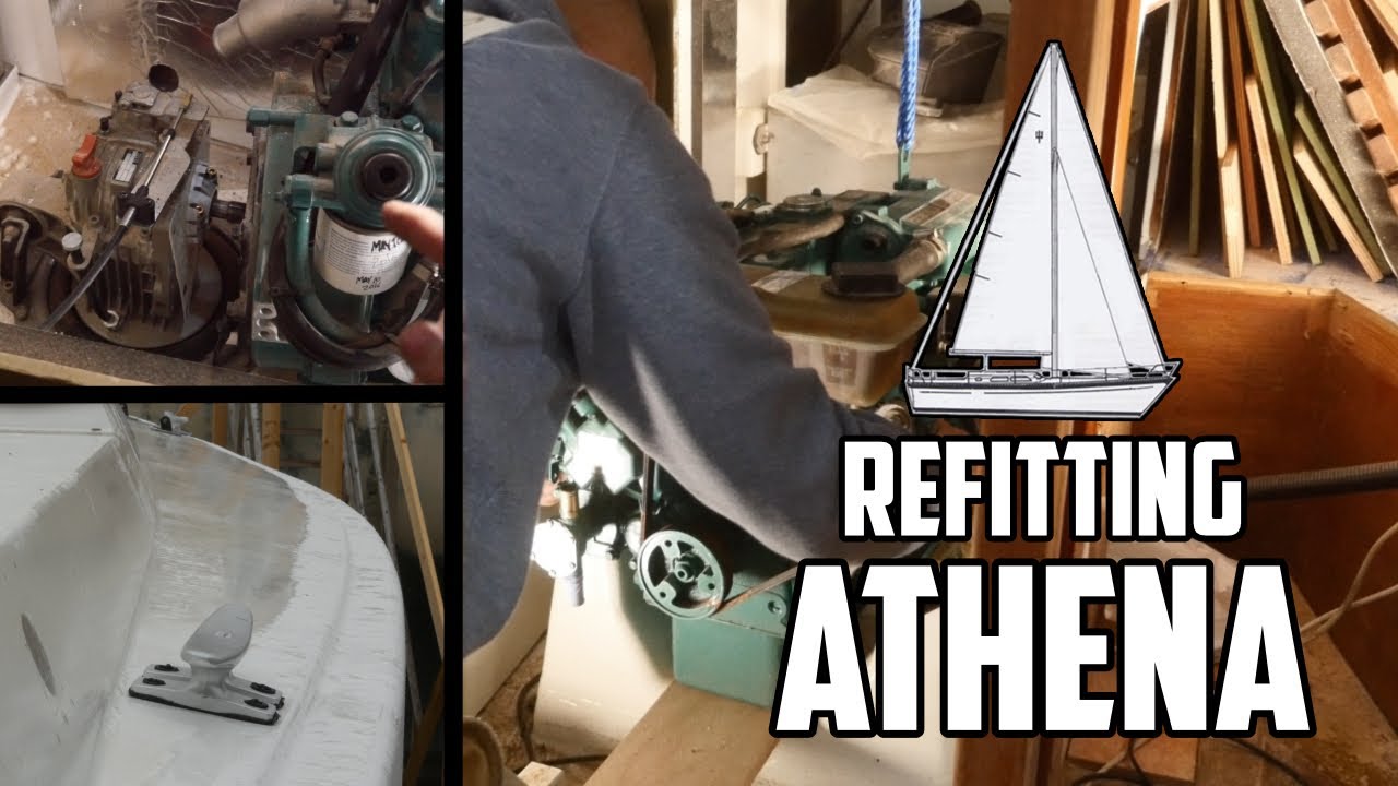 Sail Life - Cleats installed & engine problems - DIY sailboat project