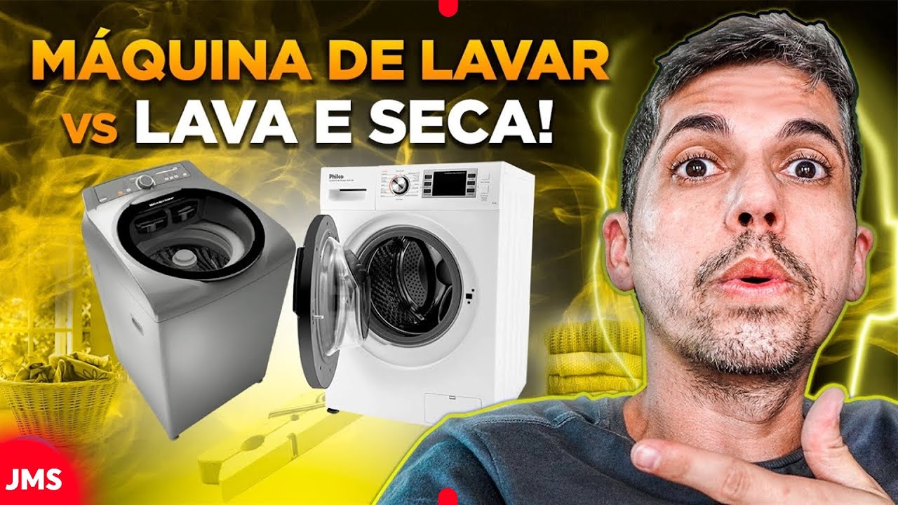 QUAL A MELHOR Máquina de Lavar? Comum vs Lava e Seca (Diferenças)