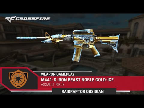 Crossfire Philippines - M4A1-S Iron Beast Noble Gold-Ice