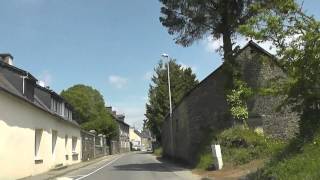 preview picture of video 'Driving Along Rue de Paule D11 & Place du Centre D23, Maël-Carhaix, Brittany, France'