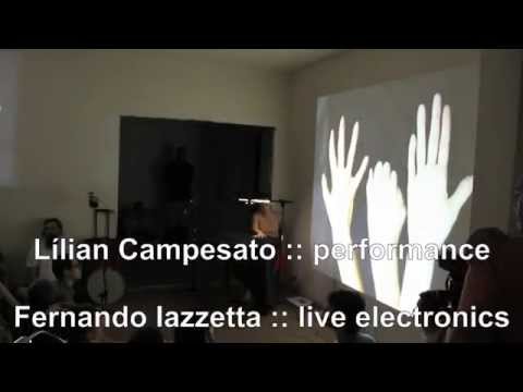Duo Campesato / Iazzetta - Performance at  Ibrasotope, São Paulo, Brazil, Jan 31, 2014