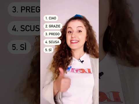 LEARN 10 BASIC WORDS IN ITALIAN ????????