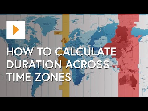 How To Calculate Duration Across Time Zones