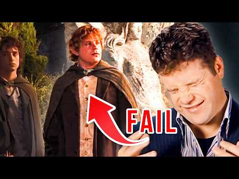 When Sean Astin screwed up BIG TIME in the Grey Havens ending scene!