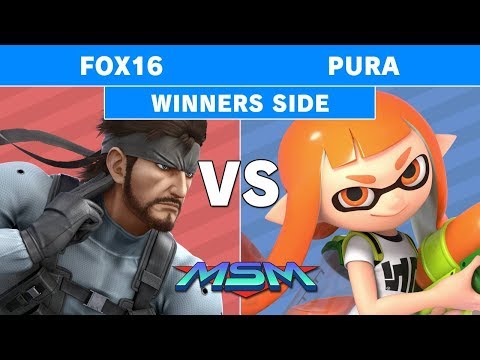 MSM 207 - Fox16 (Snake) Vs Pura (Inkling) Winners Pools - Smash Ultimate