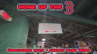 Concourse Walk of Fenway Park Home of the Boston Red Sox 2026 
