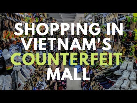 Compras no shopping falsificado do Vietnã: Han Market, Da Nang