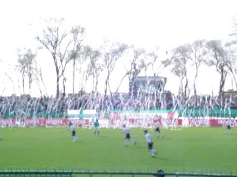 Radomiak Radom - KSZO Ostrowiec Świętokrzyski. Oprawa kibiców zielonych.