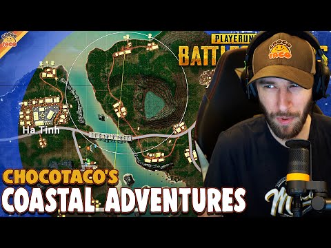 chocoTaco's Coastal Adventures ft. Quest, Reid, & HollywoodBob - PUBG Gameplay