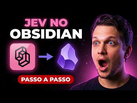 Coloquei Jev e Obsidian: Agora o Segundo Cérebro é bizarro! (configuração passo a passo)