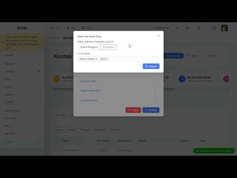 FITUR HAK AKSES GRUP KONTAK