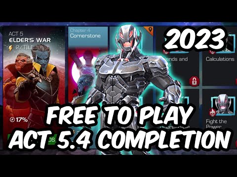 Act 5 Chapter 4 Completion - Free To Play Adventures 2023 - Marvel Contest of Champions