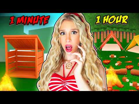 1 Minute vs. 10 Minuten vs. 1 Stunde OP BASE in 99 NÄCHTE IM WALD ...