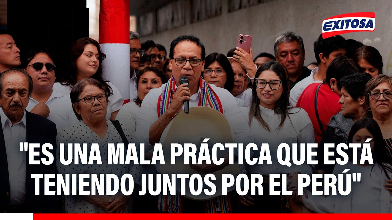 🔴🔵 José Tello: "Es una mala práctica que está teniendo Juntos por el Perú"
