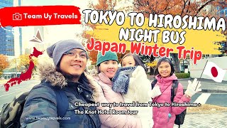 Winter in Japan Day 4 + Riding Highway Night Bus from Tokyo to Hiroshima + The K
