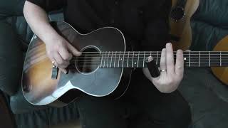 Video thumbnail for L-00 styled blues guitar - Sigma LM-SG00 by BottleneckJohn