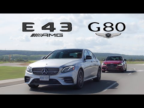 2018 Genesis G80 Sport vs. Mercedes E43 AMG Testbericht